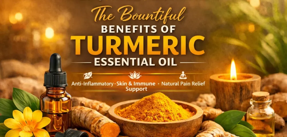 The Bountiful Benefits of Turmeric Essential Oil: Guide to Uses, Science & Wellness