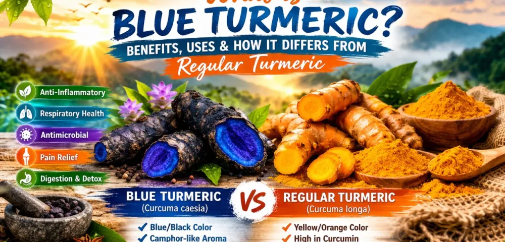 What Is Blue Turmeric? Benefits, Uses, and How It Differs from Regular Turmeric